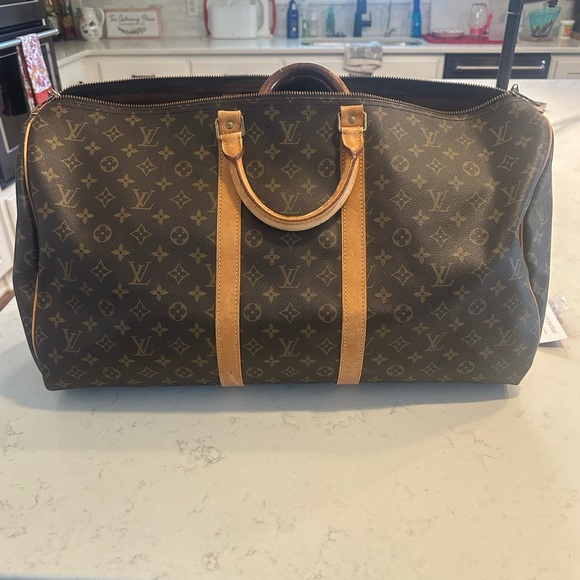 LOUIS VUITTON Monogram Keepall 55 GUC - Picture 2 of 15